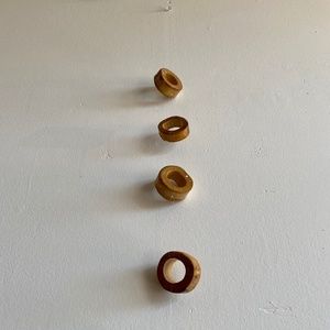 Super Cute Real Bamboo Rear View Mirror Ornament